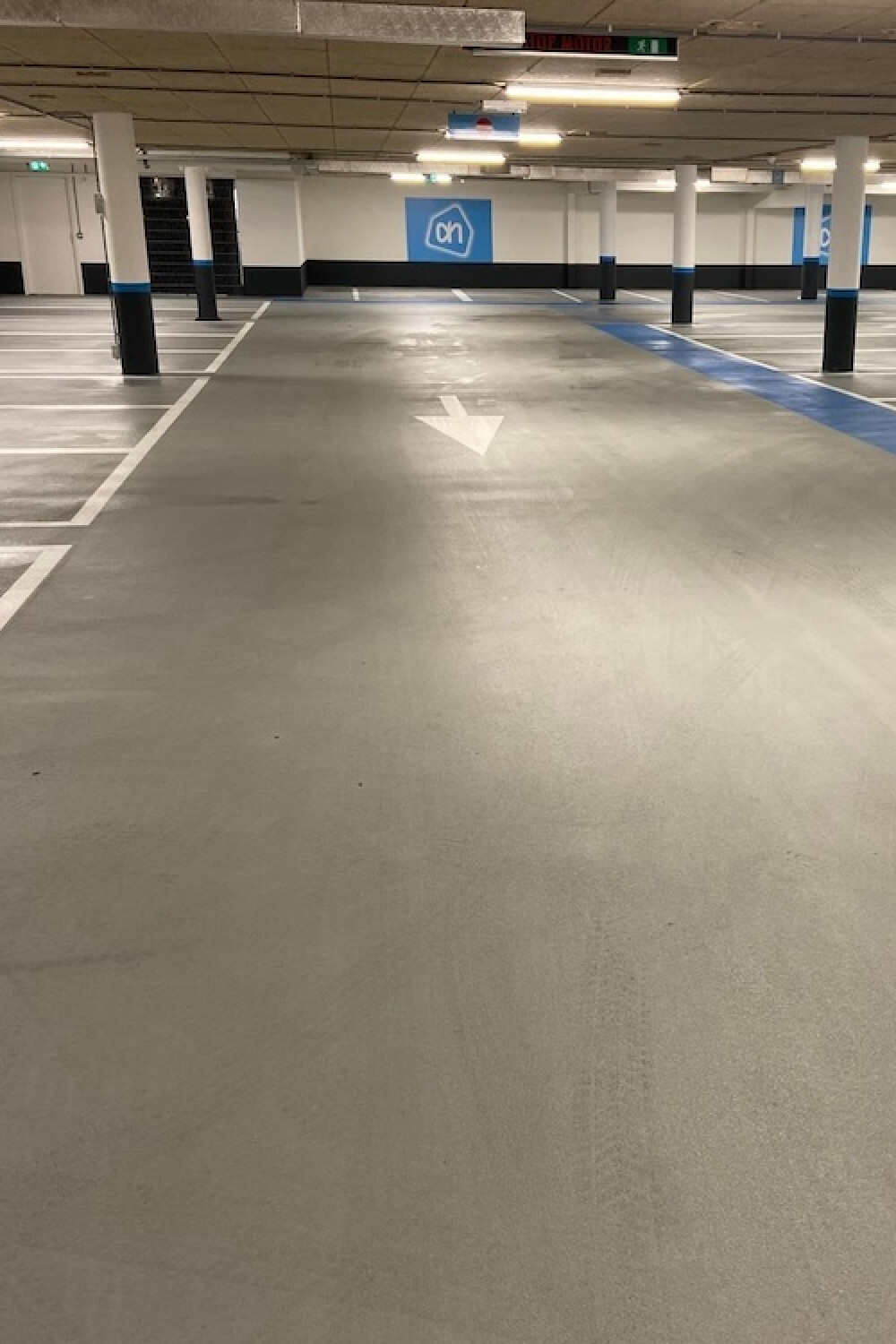 Betonvloer reiniging